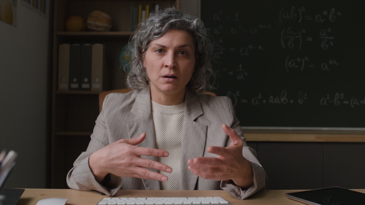 Online Math Lesson with Teacher