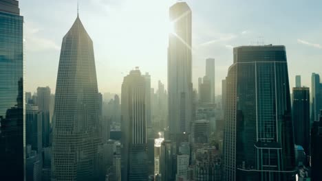 as the sun sets, i find myself captivated by the impressive skyline of a vibrant city, showcasing stunning modern architecture