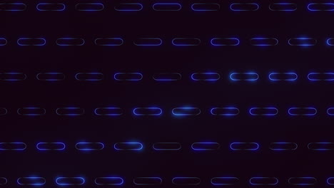 líneas de cuadrícula curvas azules sobre fondo negro