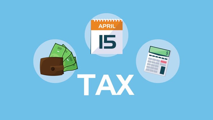 steuertagsanimation mit kalender und rechner