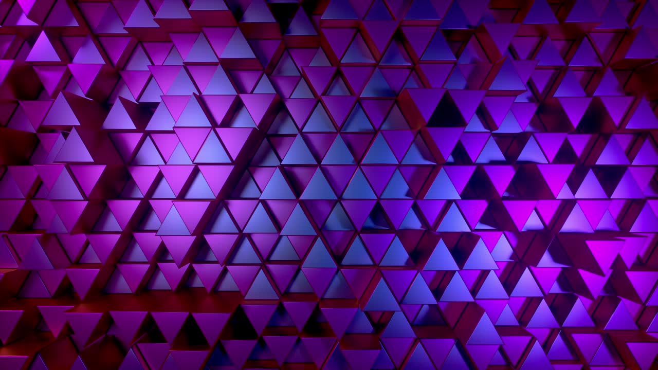 fondo abstracto de triángulos brillantes metálicos