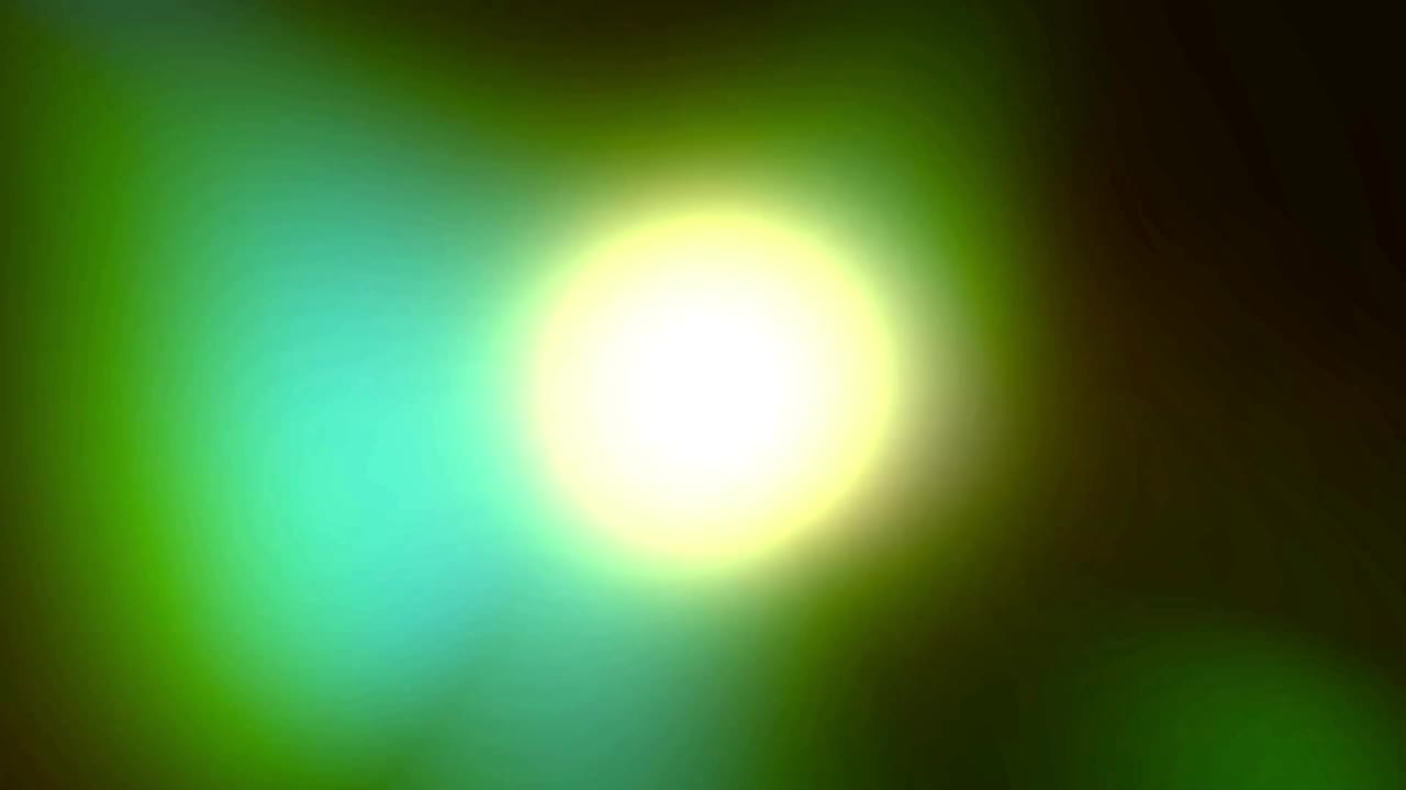 Realistic colorful light leak on black background.