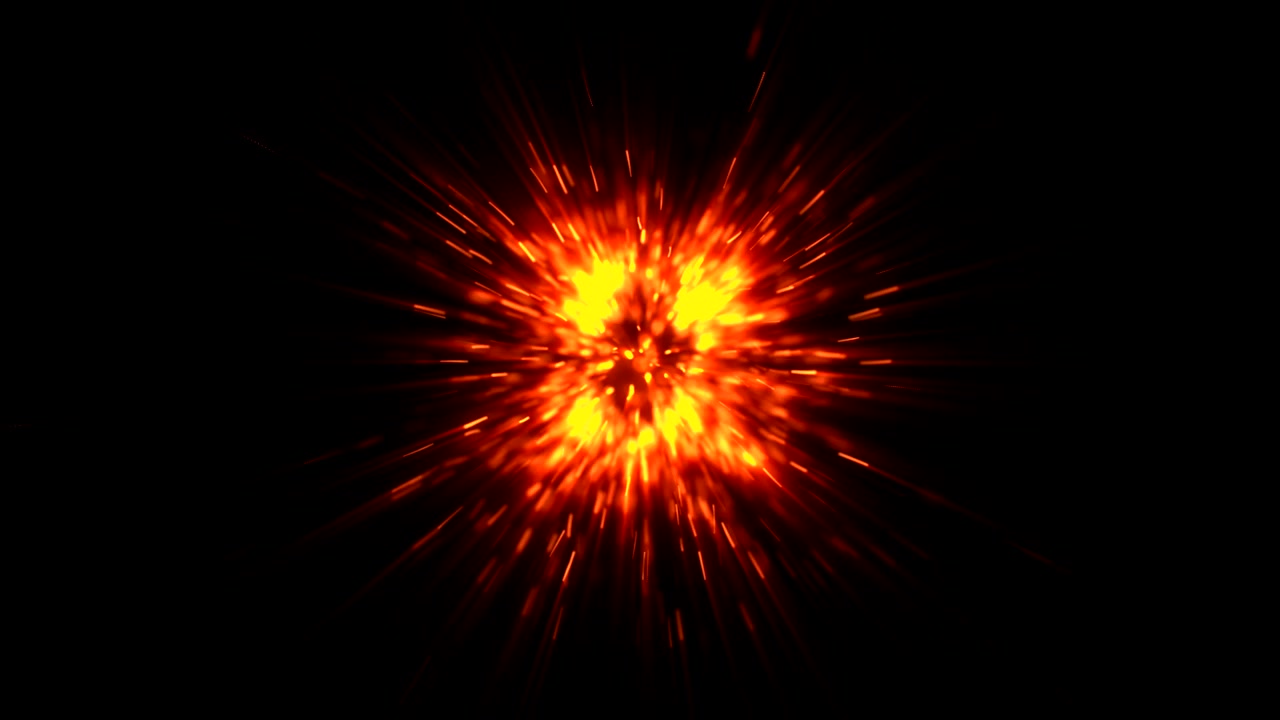 3D rendering, abstract cosmic colorful mutilcolor yellow, gold, blue , green explosion shockwave warm golden energy on black background, texture