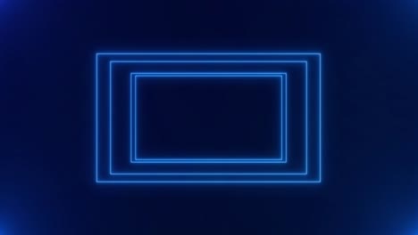 abstract light neon frame on black background. laser show looped animation . 4k video