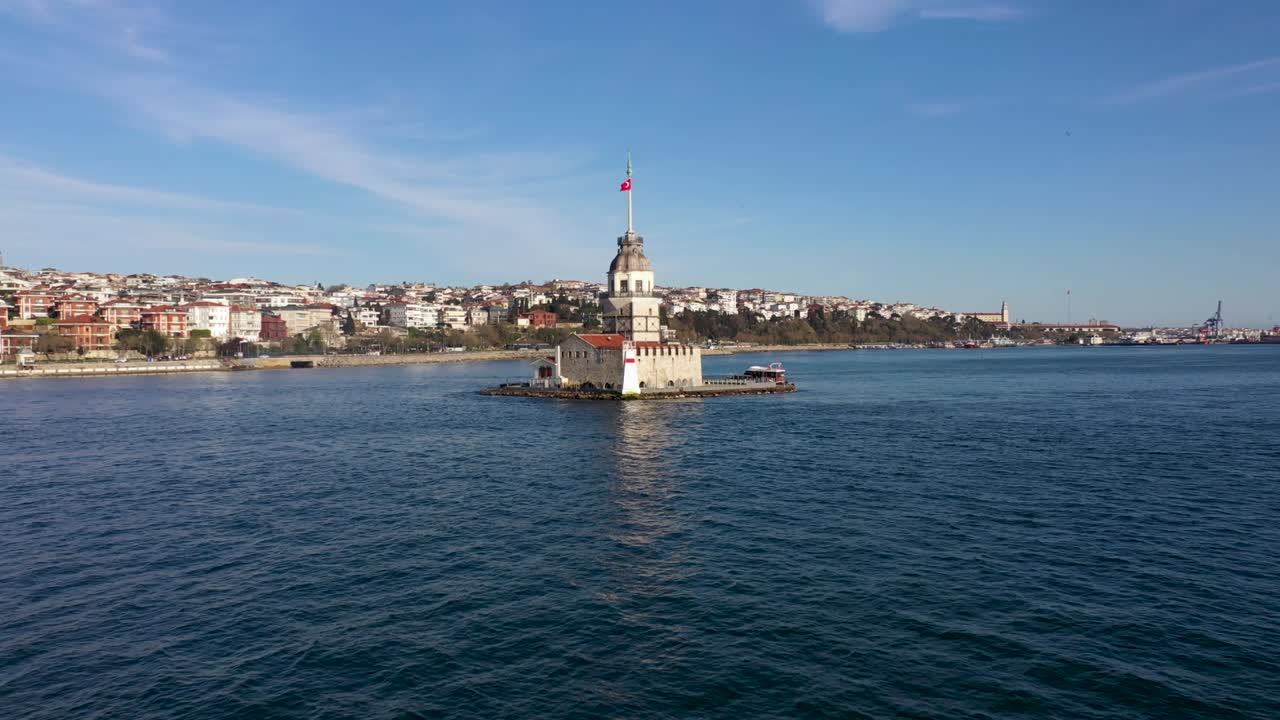 Estambul Kiz Kulesi, Torre de la Doncella. Imágenes aéreas.