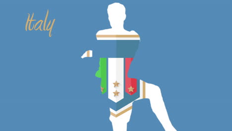 italy world cup 2014 animation with player