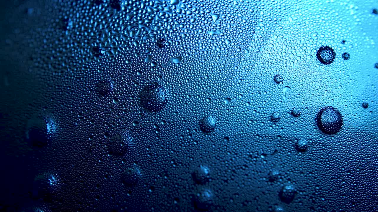 burbujas en suspensión de cerca