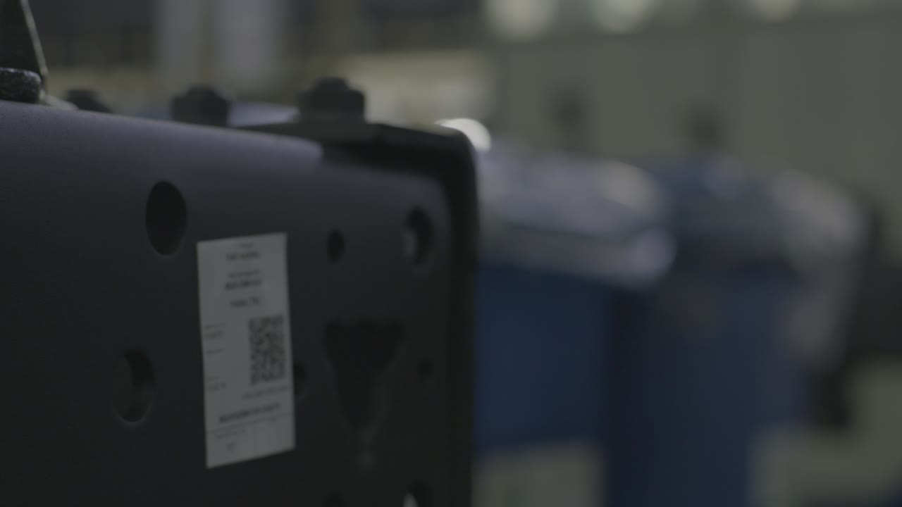 창고에서 제품의 바코드 스캔