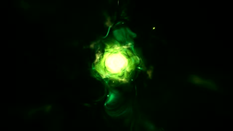un bucle sin fisuras de viaje interestelar a través de un agujero de gusano azul lleno de estrellas brillantes. deformación abstracta en el túnel hiperespacial de ciencia ficción. animación 3d realista en bucle.