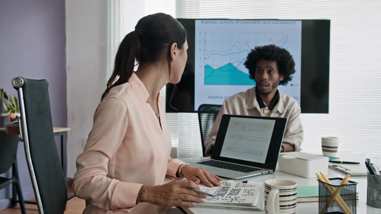 Financial Managers Visiting Meeting at Office