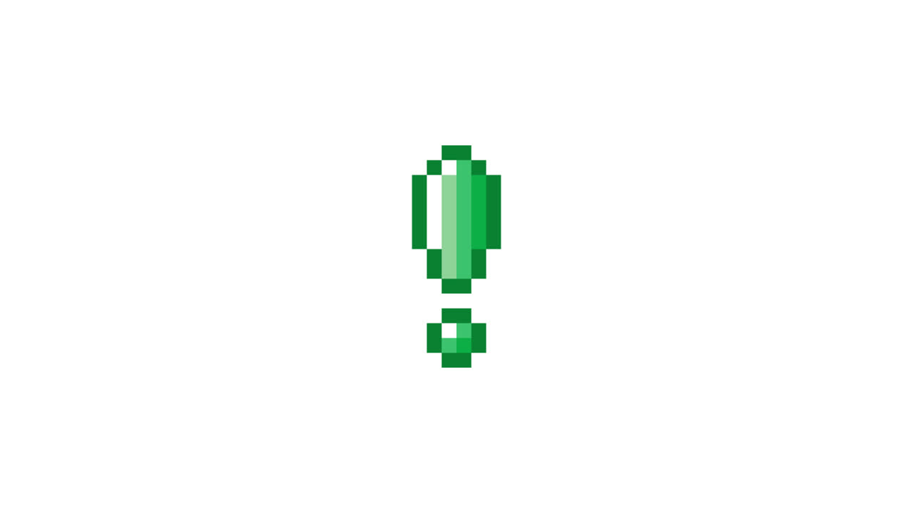Pixel Art Mini Exclamation mark Icon Looping Animation (5).mov