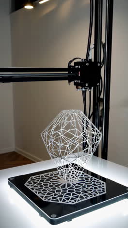 3d printed geometric diamond-shaped object