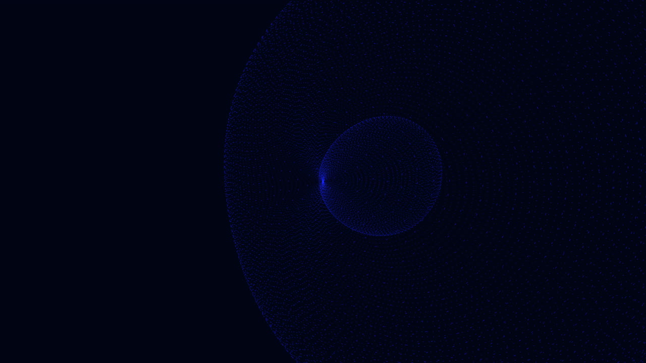 큰 원형 물체에 복잡한 파란 나선형 패턴은 시각적으로 매혹적인 디자인을 만니다.