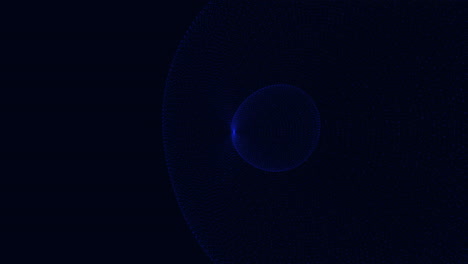 intricate blue spiral pattern on large circular object creates visually captivating design