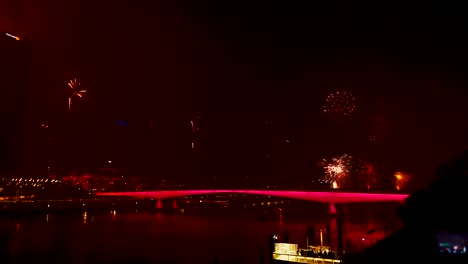 brisbane firework 2018 during brisbane festival