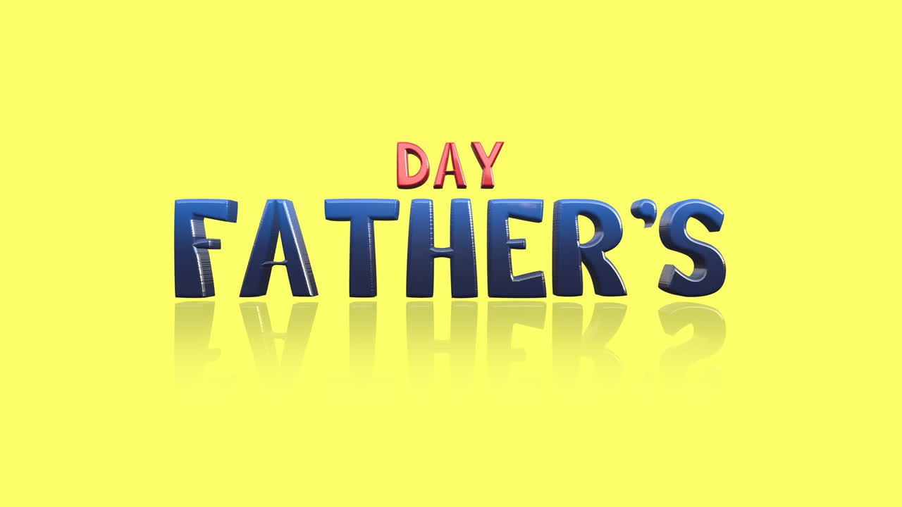 Celebrate Fathers Day with a colorful banner