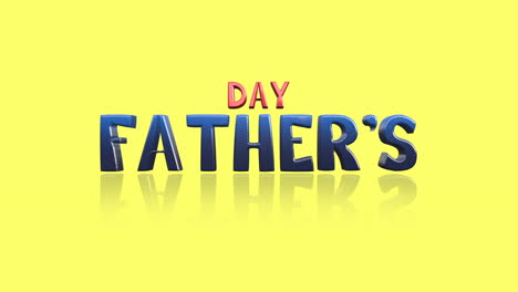 celebrar el día del padre con un estandarte colorido