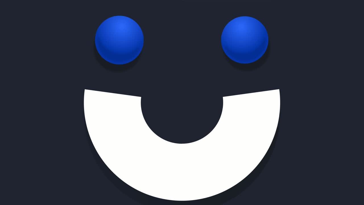 파란색, 검은색, 색의 원은 원활한 루프를 형성합니다.