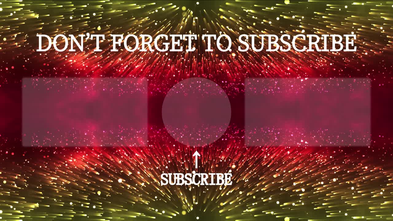 fantástico final de la luz tarjeta final de la pantalla gráficos de movimiento