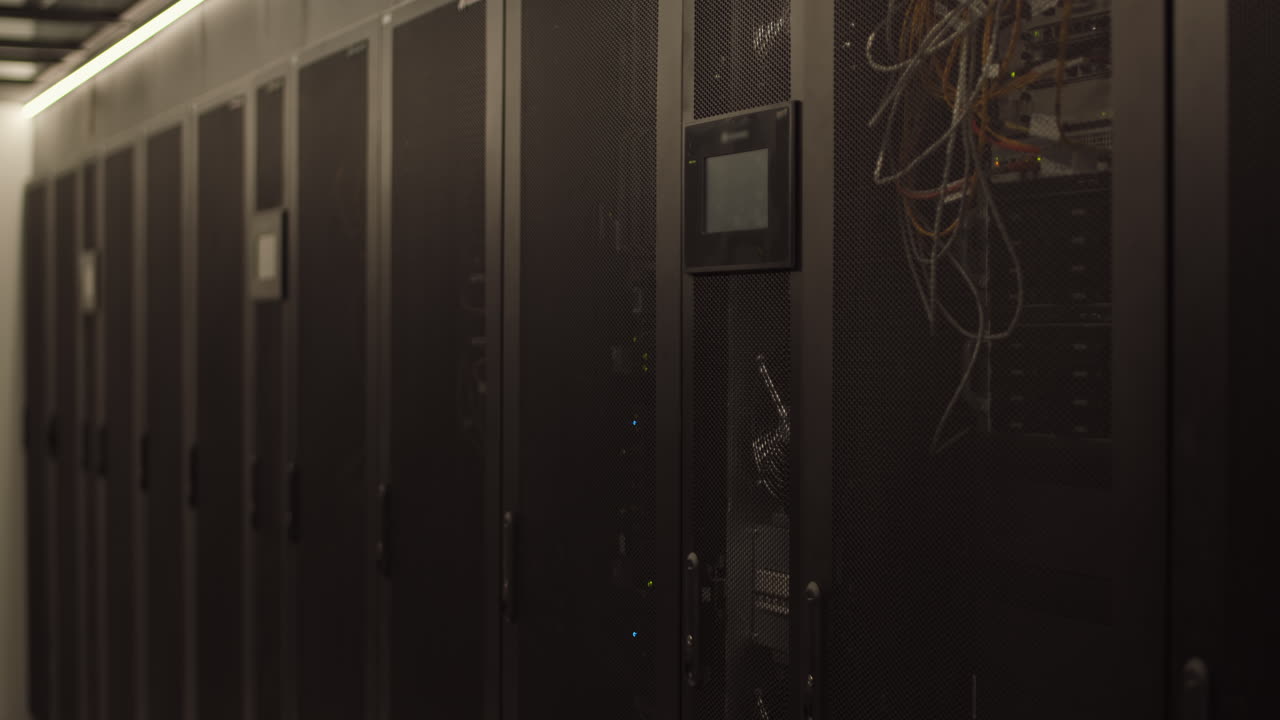 Rack Server Cabinets in Server Room