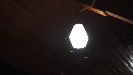 the swarm of bug attracting and flying around the light