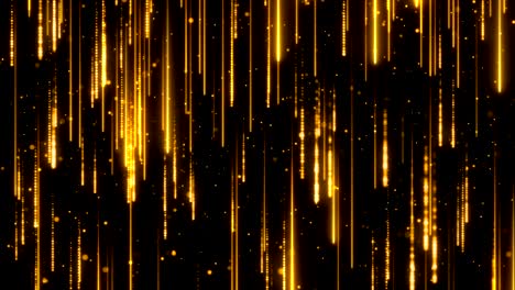 golden rain. glitter particles. winner screen texture. promotion abstract background. seamless loop.