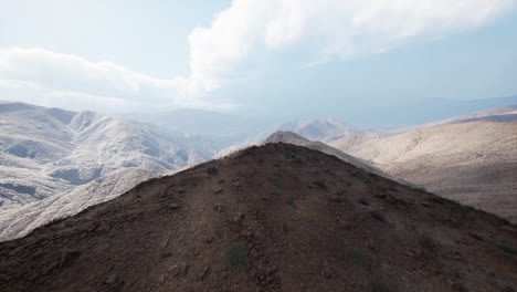 mountainous landscape with a view of the desert