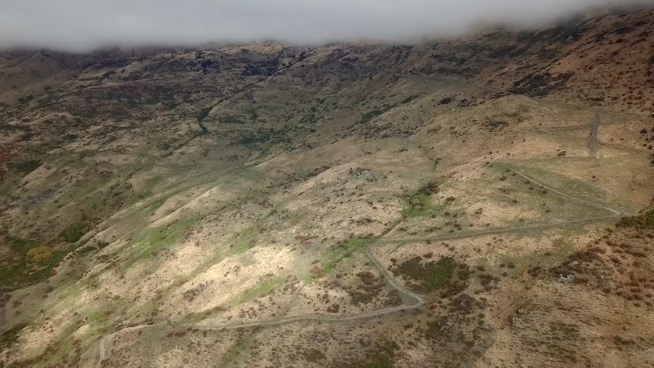 paisaje de montaña vista aérea