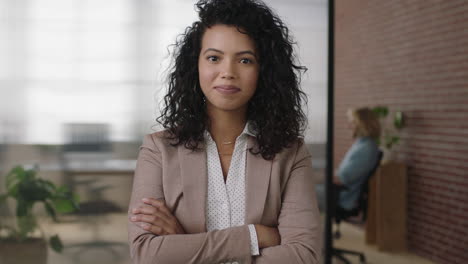 portrait-of-beautiful-stylish-hispanic-business-woman-smiling-happy-confident-looking-at-camera-arms-crossed-enjoying-management-opportunity