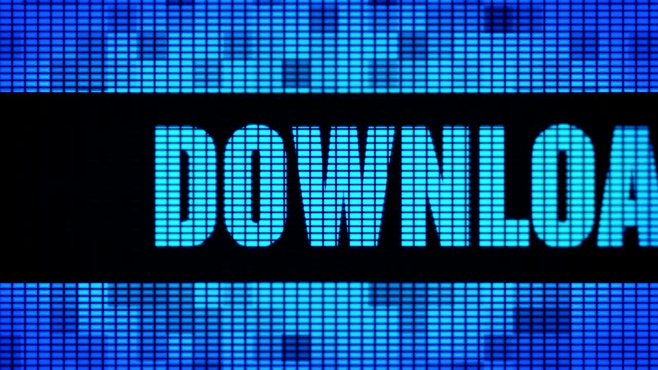 descarga de texto delantero de desplazamiento led panel de pared de visualización cartel