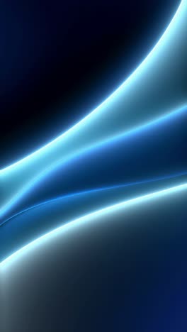 abstract video concept with smooth, flowing blue curves and glowing edges