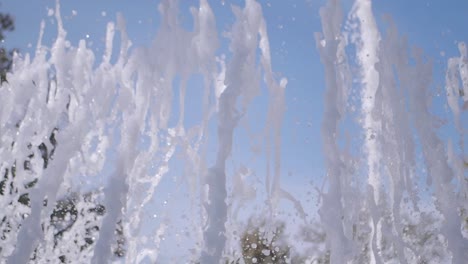 fountain splashing water