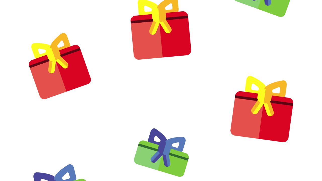 Colorful Gift Boxes Pattern