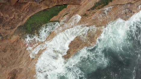 Texturas-De-Playa-Y-Roca-De-Clovelly-Sydney-Australia