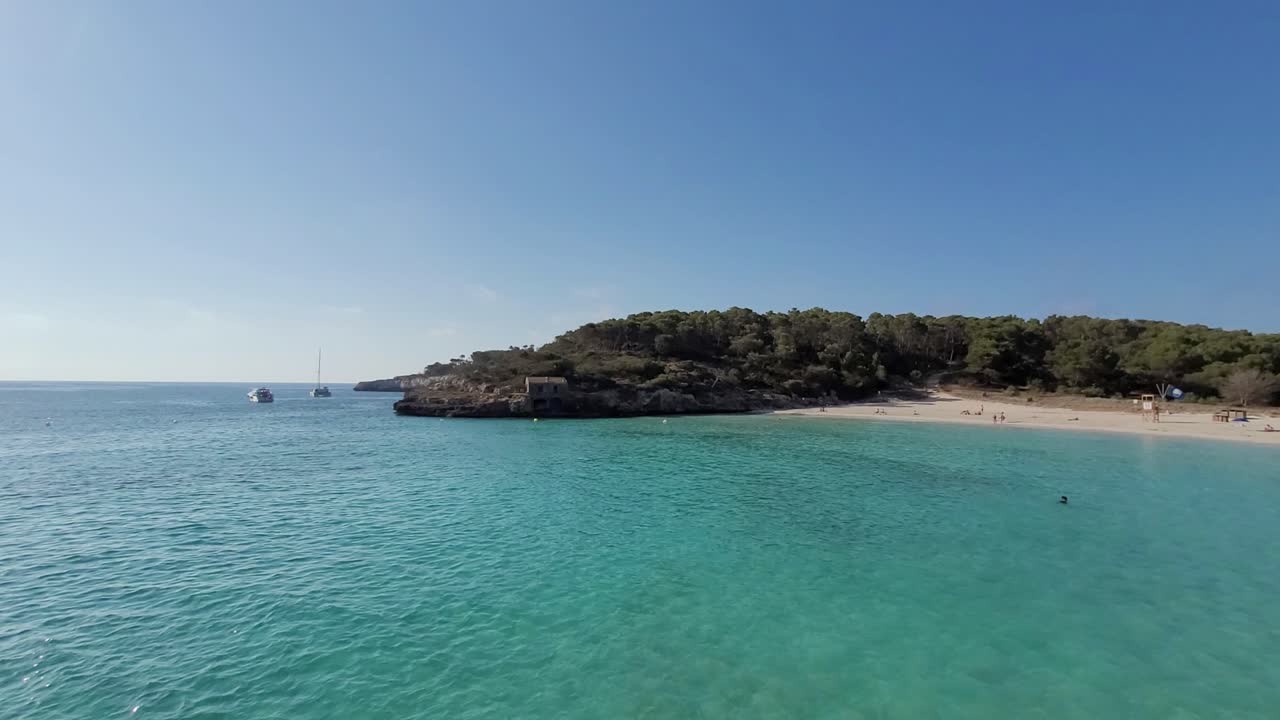 Cala Mondrago on the island of Majorca