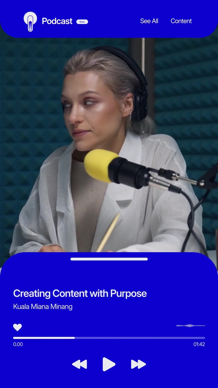 Kreativ podcast medieapp