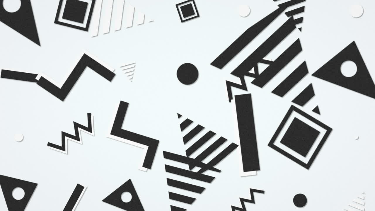 Motion retro geometric shape on abstract background 2