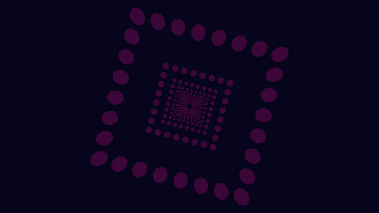 cuadrado azul con patrón con cuadrícula de círculos