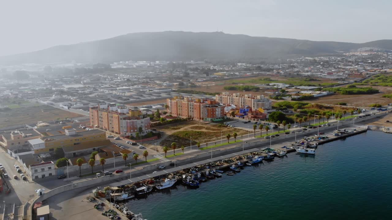 imágenes de drones de la línea de la concepción