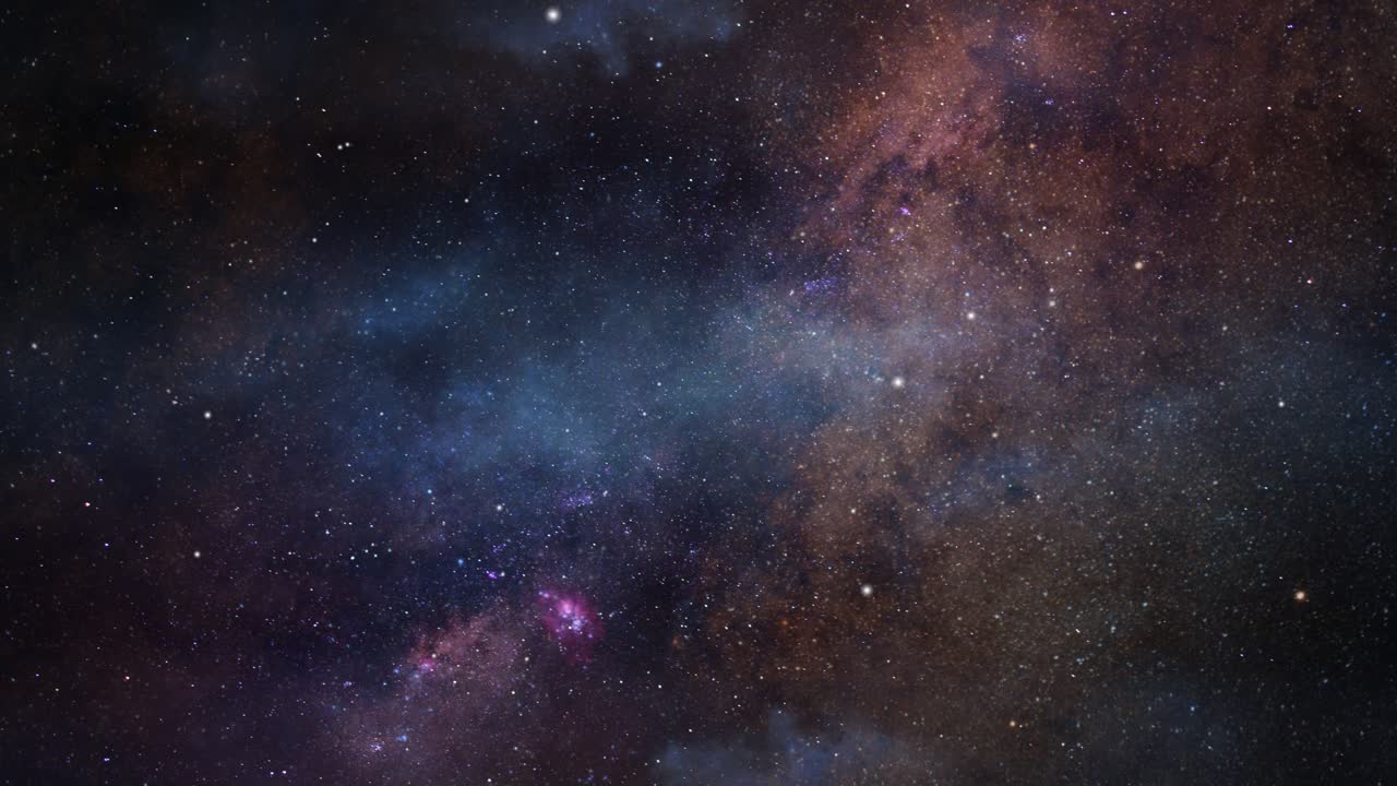 vista 4k de la nebulosa en el espacio exterior