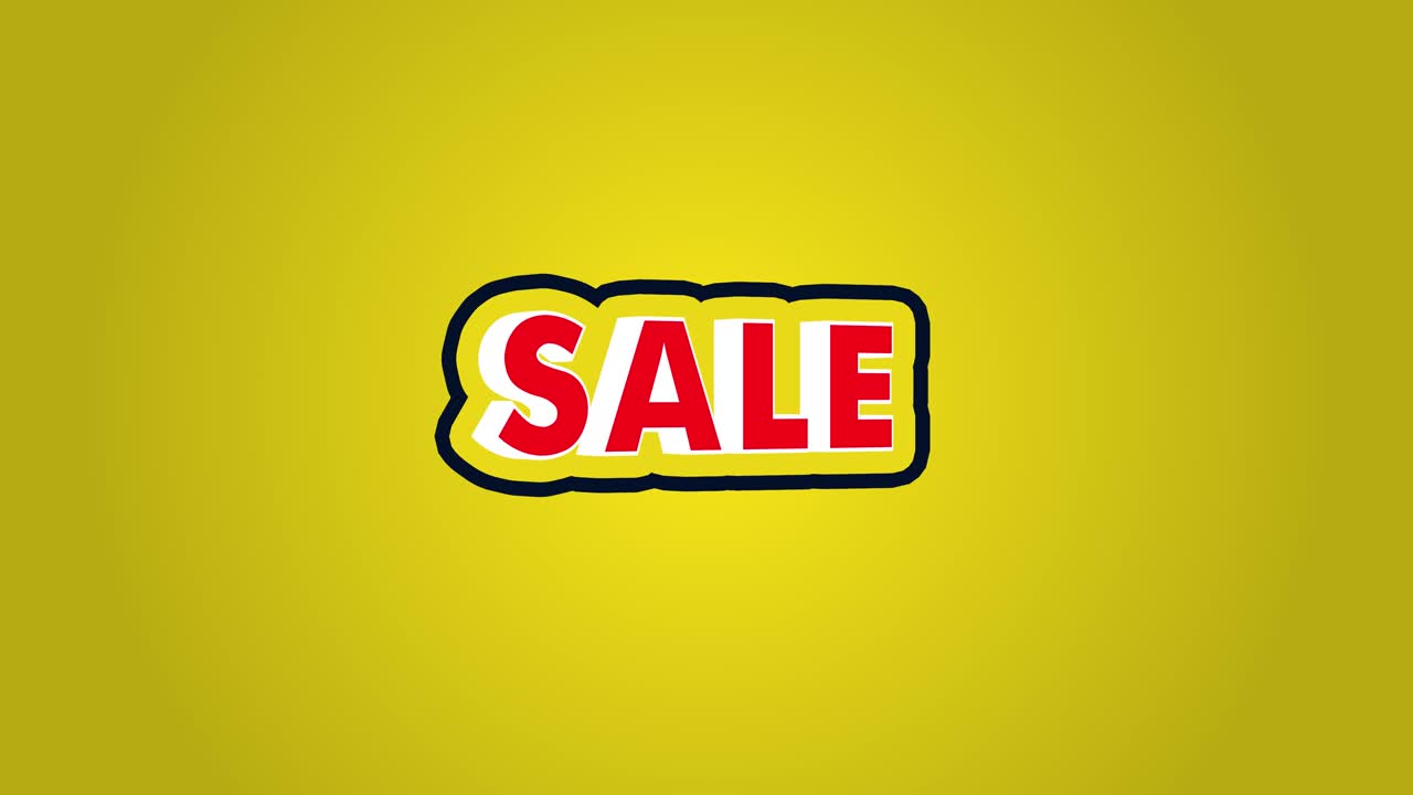 Banner Shopping Offerta di Vendita per Promozione Marketing, Social Media e Grafica in Movimento.