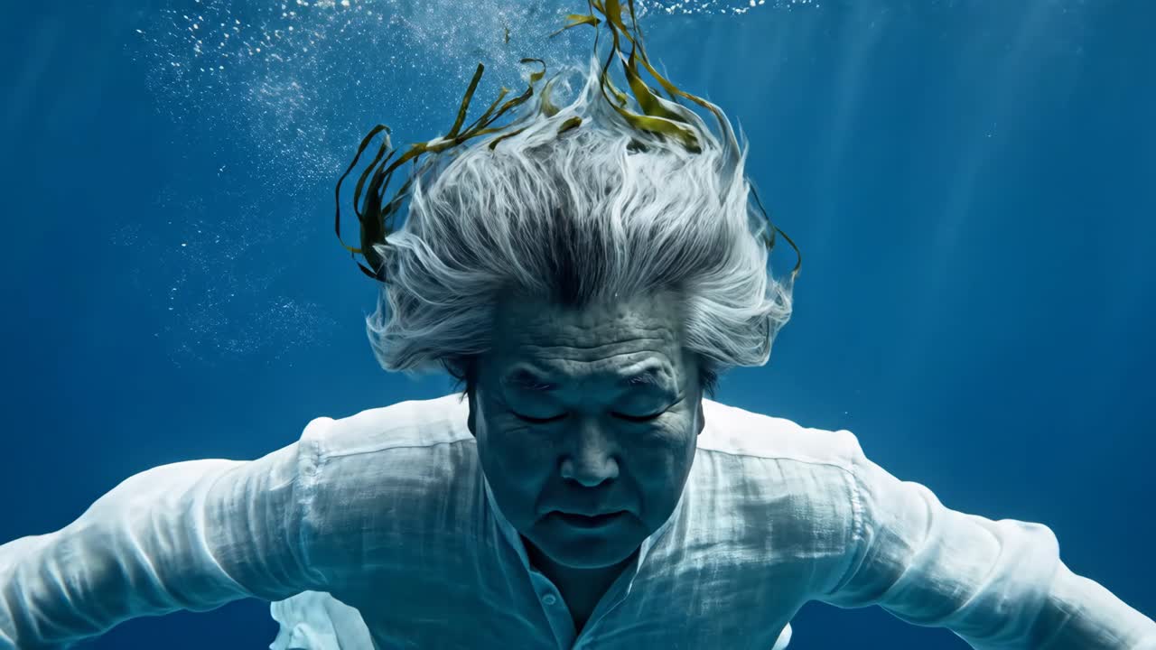 물  ⁇ 에 있는 사람