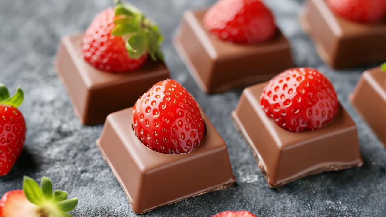 초콜릿으로 인 딸기