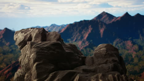 remote mountain wilderness with rocky cliffs and sweeping vistas