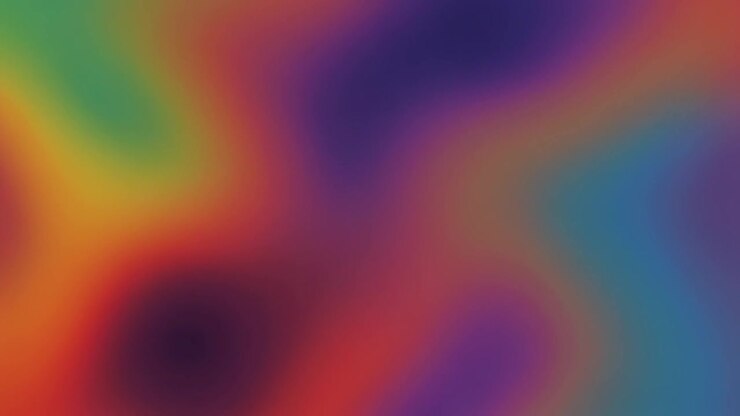 Sfondo in Movimento Astratto con Colori Arcobaleno Tenui e Sfumati