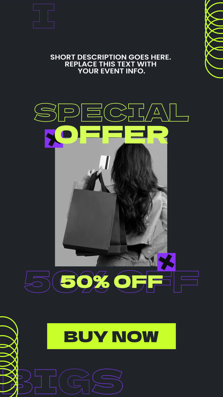 Big Sale and Special Offer E-commerce Promotion Template