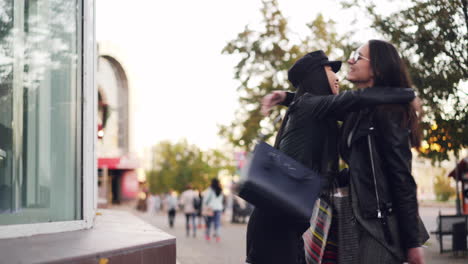 two women shopping together