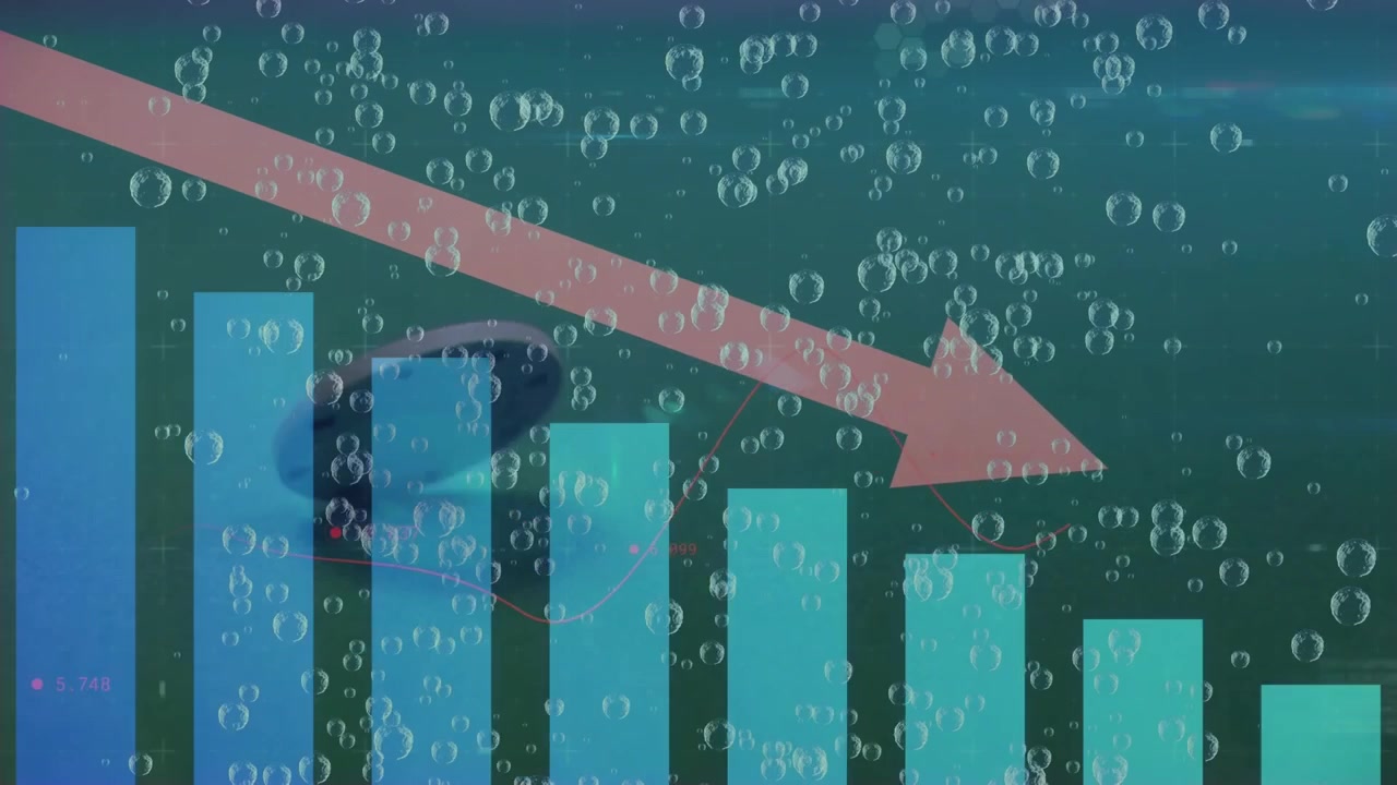 Animazione di elaborazione dati su chip