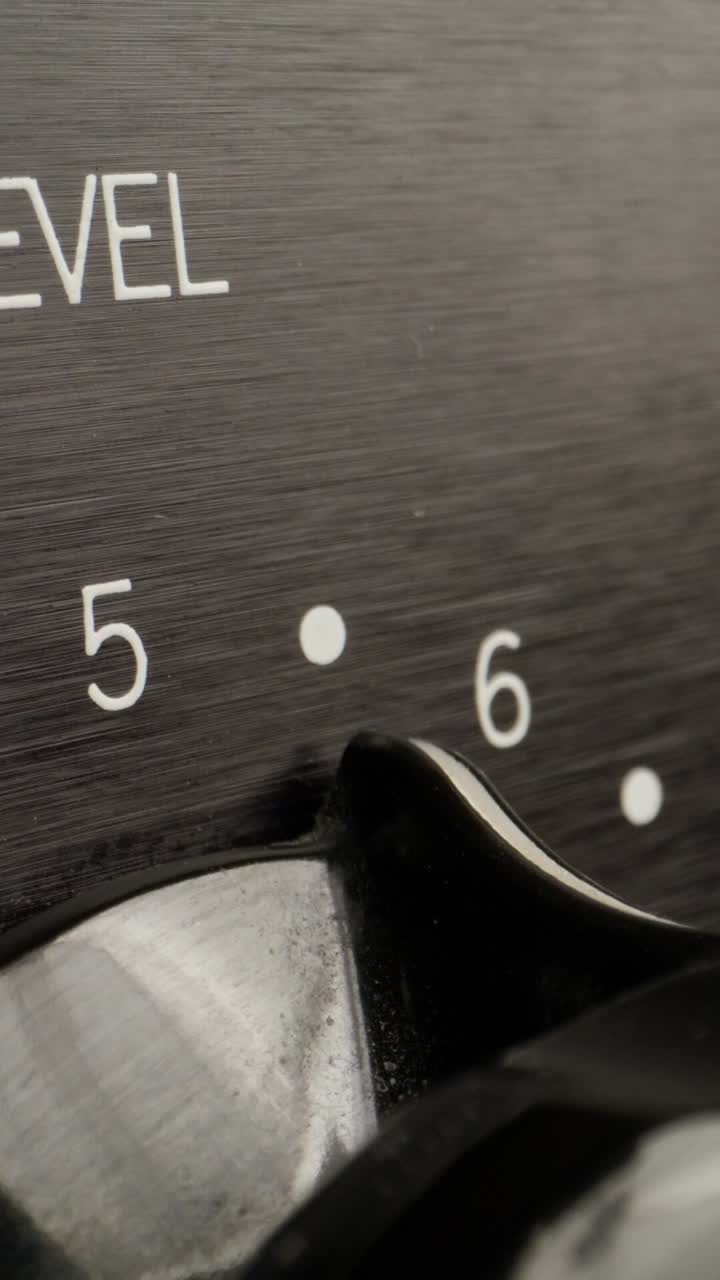 botón de control de la temperatura del horno