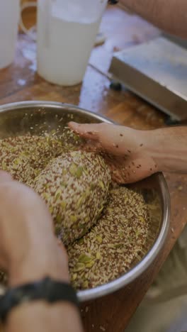 hacer pan de semillas casero